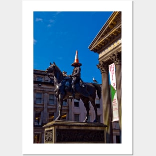 Duke of Wellington Statue, Glasgow, Scotland Posters and Art